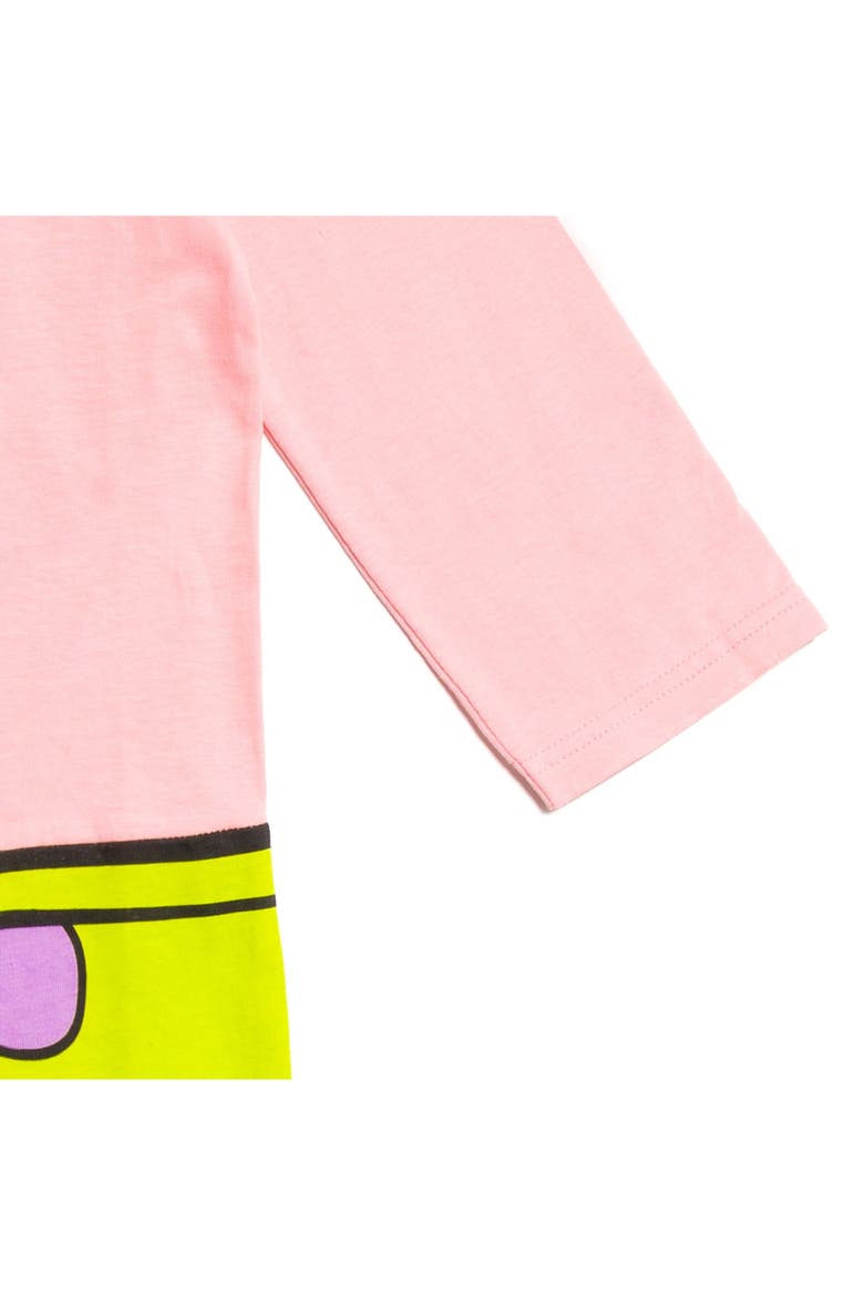 Patrick Hooded One Piece Coverall, Alternate, color, Patrick Star Pink
