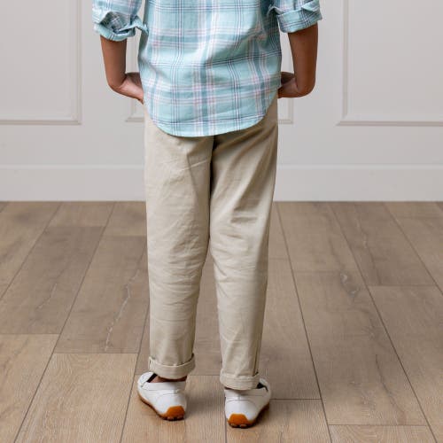 Hope & Henry Boys' Organic Skinny Stretch Chino, Toddler In Light Khaki
