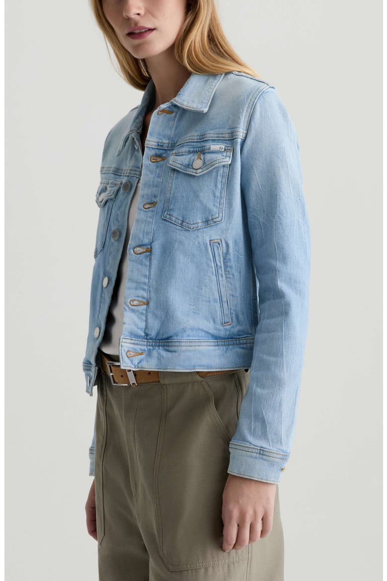 Robyn Stretch Denim Jacket, Alternate, color, KINGS RIVER