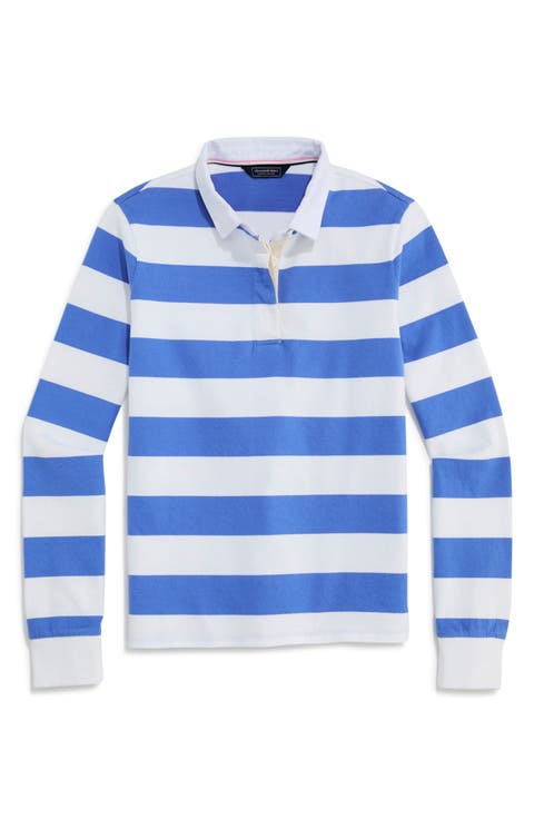 Heritage Stripe Organic Cotton Rugby Shirt