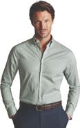 Charles Tyrwhitt Non-Iron Pinpoint Oxford Check Shirt