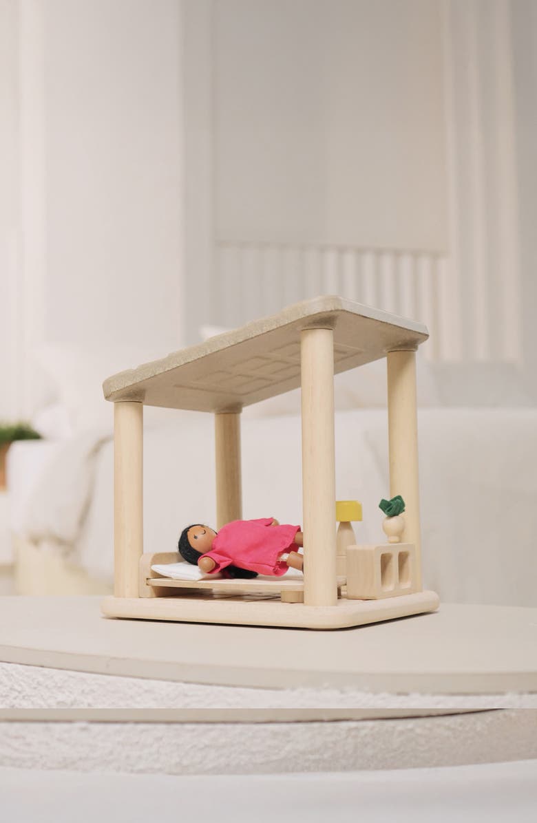 PlanToys<sup>®</sup> PlanSpace Bedroom Building Playset, Alternate, color, Brown