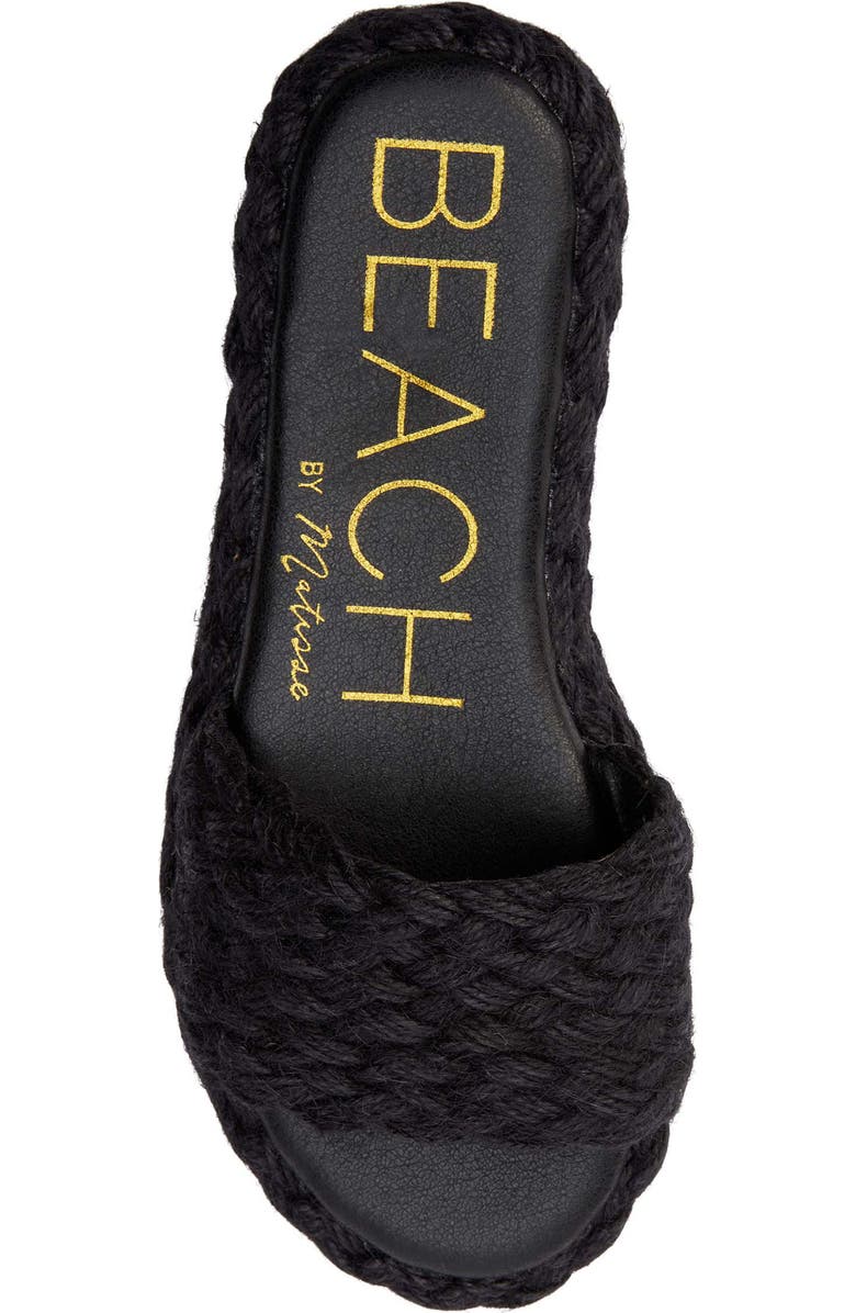BEACH BY MATISSE Caspia Espadrille Platform Slide Sandal, Alternate, color,