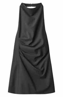 MANGO Halter Minidress