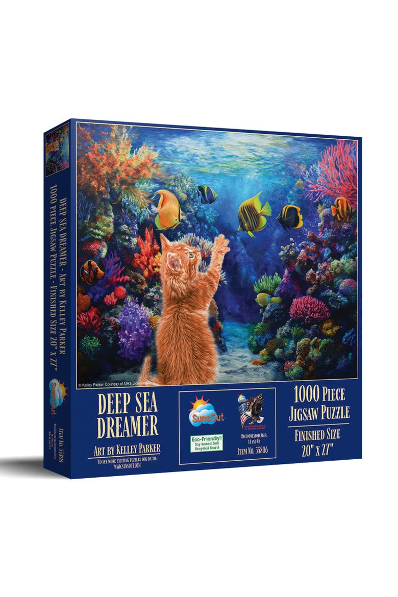 Deep Sea Dreamer 1000 piece Jigsaw Puzzle for Adults, Main, color, Multicolor