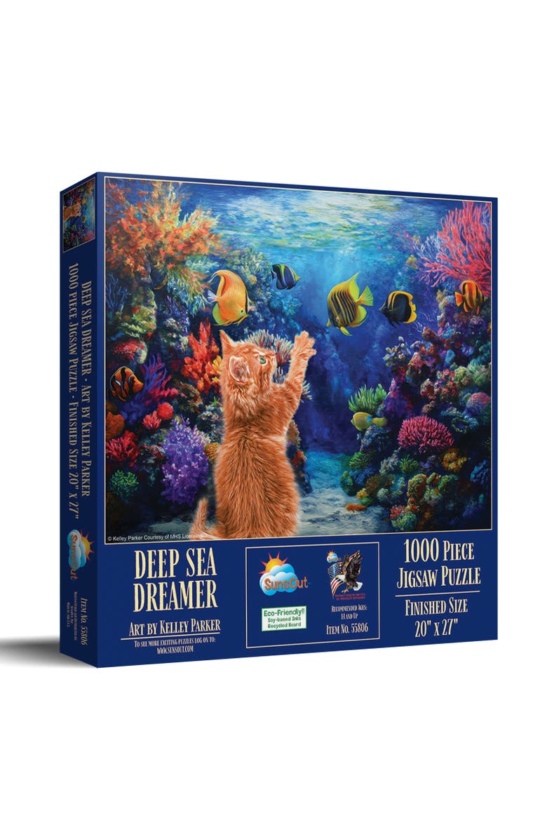 Sunsout Deep Sea Dreamer 1000 piece Jigsaw Puzzle for Adults, Main, color, Multicolor