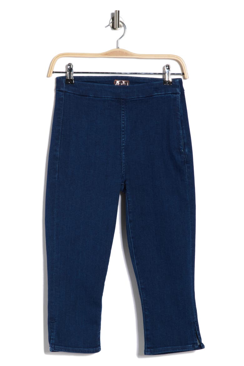 The Nothing Bunny Snip Pull-On Mid Rise Capri Jeans, Alternate, color, COLORING OUTSIDE THE LINES
