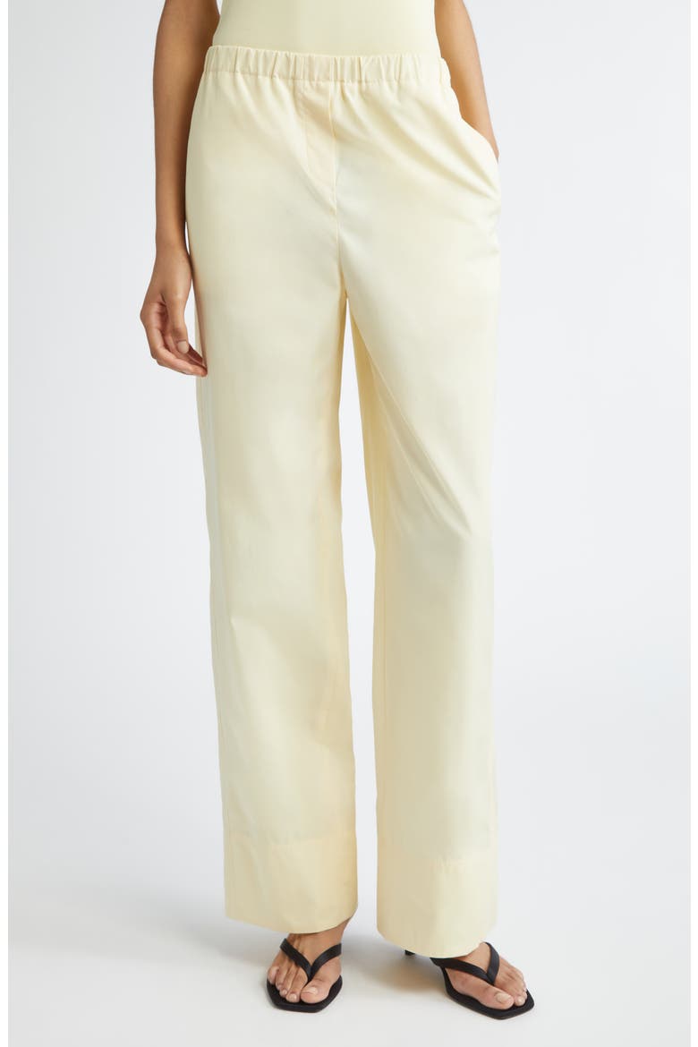 Twisted Seam Boxer Trousers, Main, color, STRAW