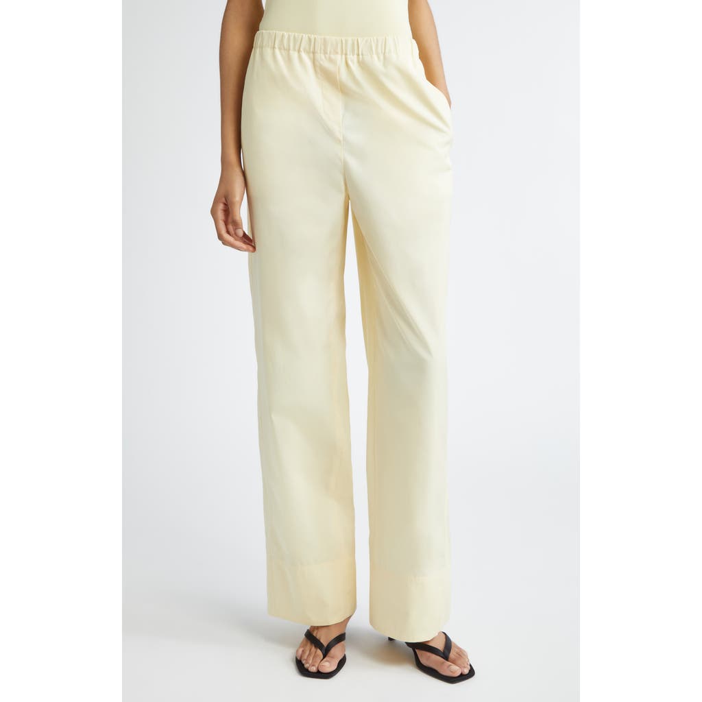 Totême Toteme Twisted Seam Boxer Trousers In Neutral