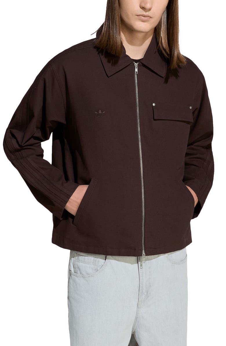 adidas Originals Cotton Canvas Workwear Jacket, Main, color, 