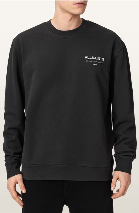 Underground Logo Organic Cotton Graphic Sweatshirt