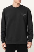 AllSaints Underground Logo Organic Cotton Graphic Sweatshirt