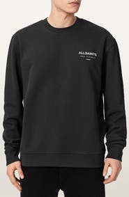 AllSaints Underground Logo Organic Cotton Graphic Sweatshirt