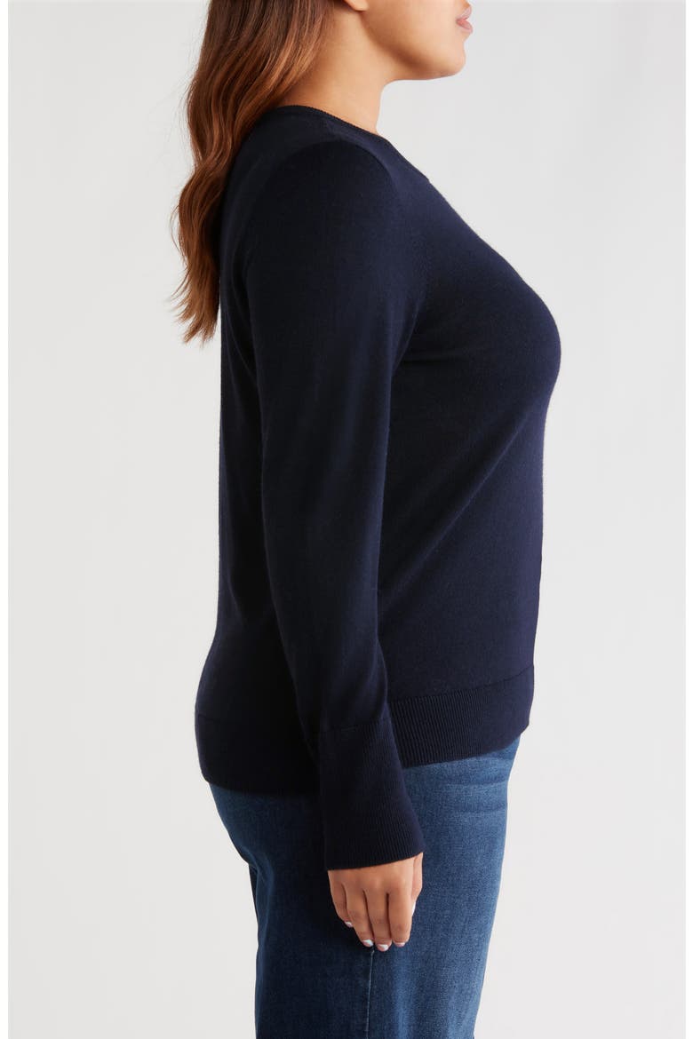 Crewneck Sweater, Alternate, color, NAVY STILL