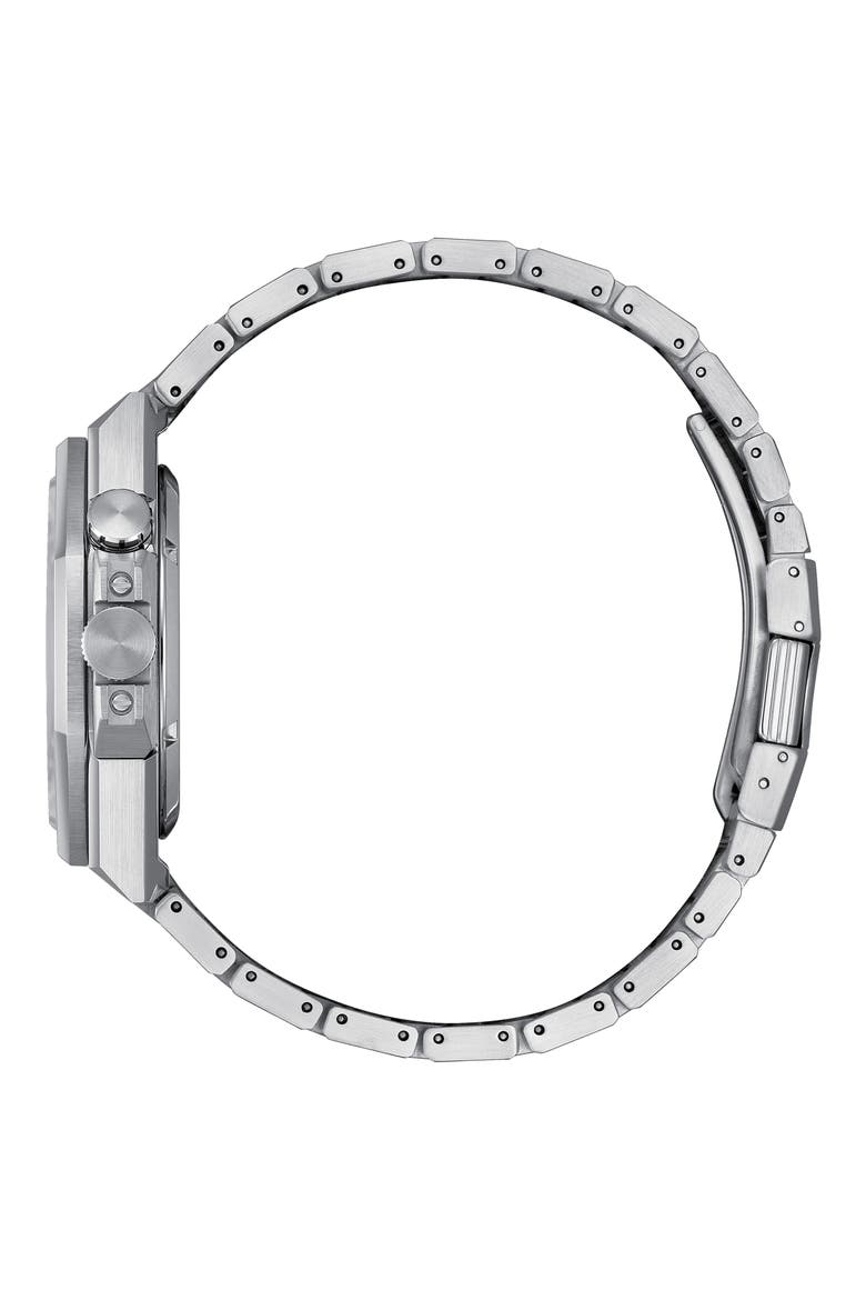 Series 8 890 Automatic Bracelet Watch, 42.5mm, Alternate, color, GREEN/ SILVER-TONE
