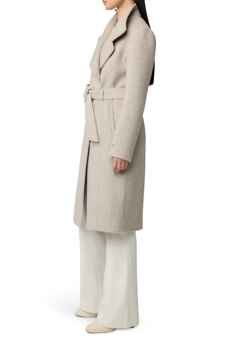 Genie Belted Coat, Alternate, color, HUSH