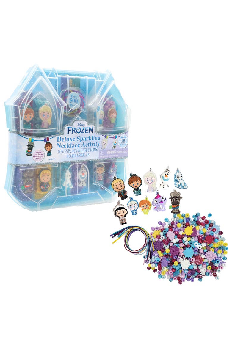 Disney Frozen 2 Deluxe DIY Sparkling Necklace Activity Set, 520pc, Alternate, color, Multicolored