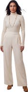 Jessica London Ribbed Cotton Turtleneck Sweater