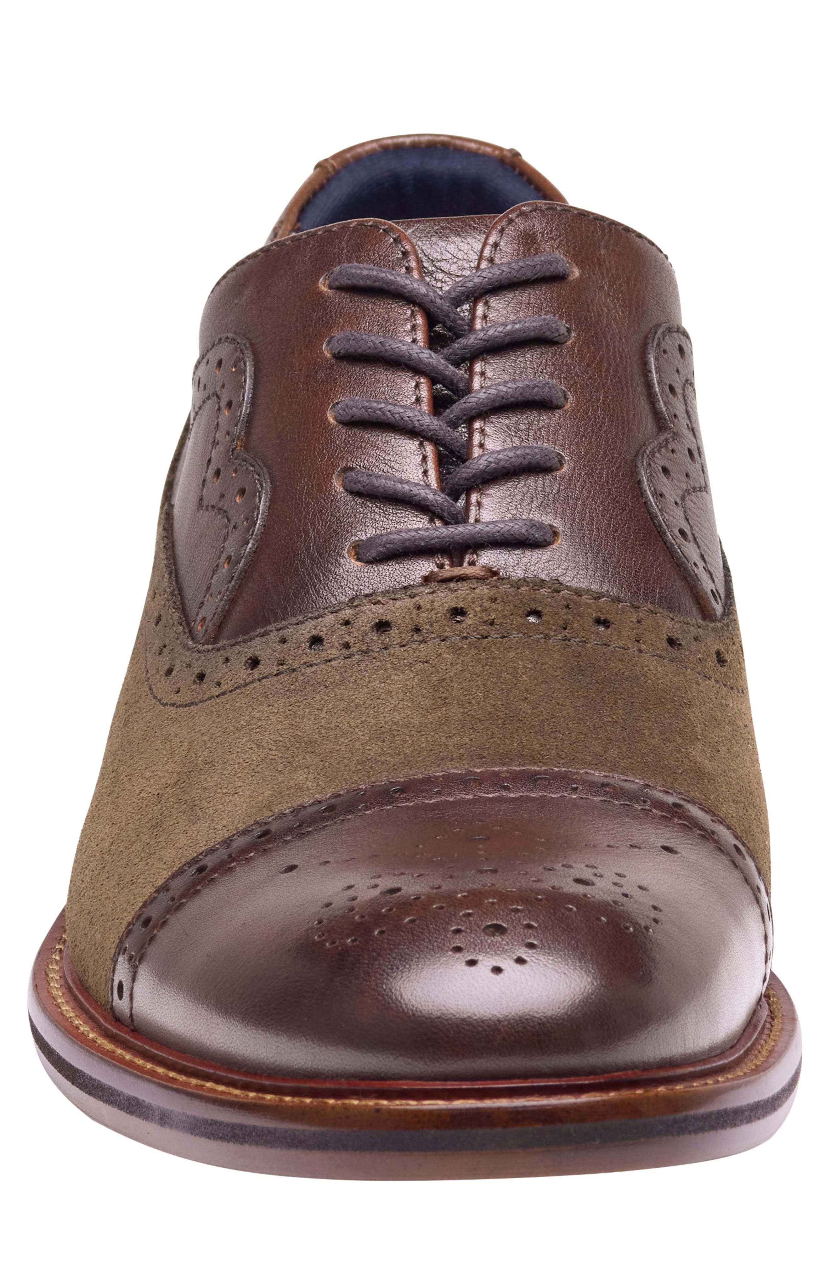 Conard 2.0 Cap Toe Oxford, Alternate, color, MAHOGANY HAND-FINISHED GRAIN
