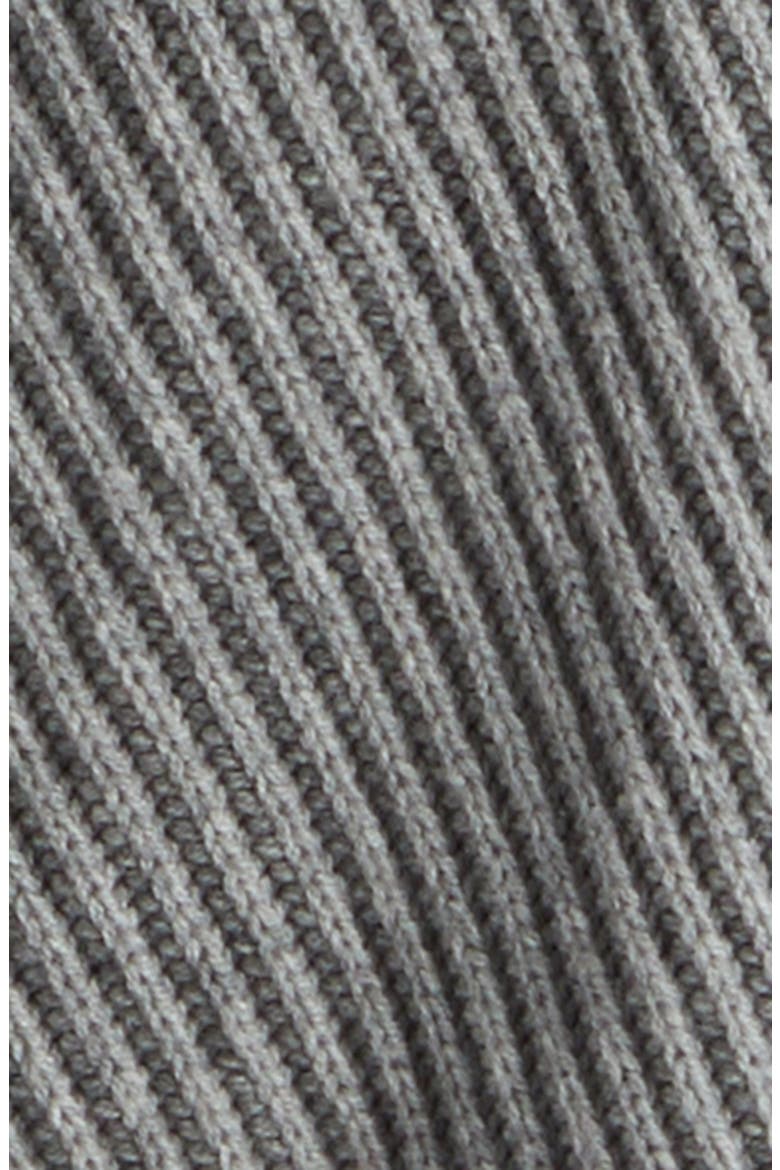 Anais Wool & Cashmere Fringe Wrap, Alternate, color, STORM