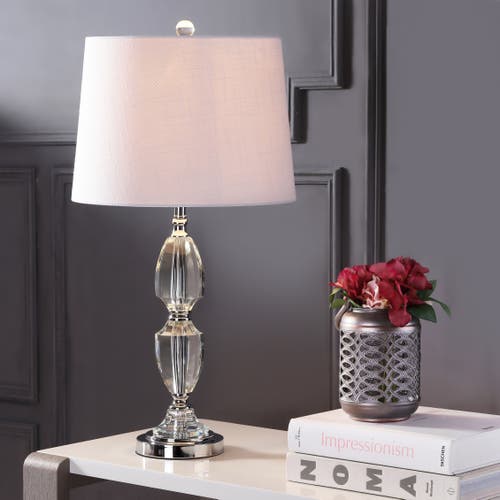 Jonathan Y Graham Crystal Led Table Lamp In Clear