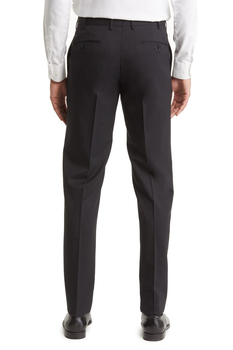 Parker Stretch Wool Trousers, Alternate, color, BLACK