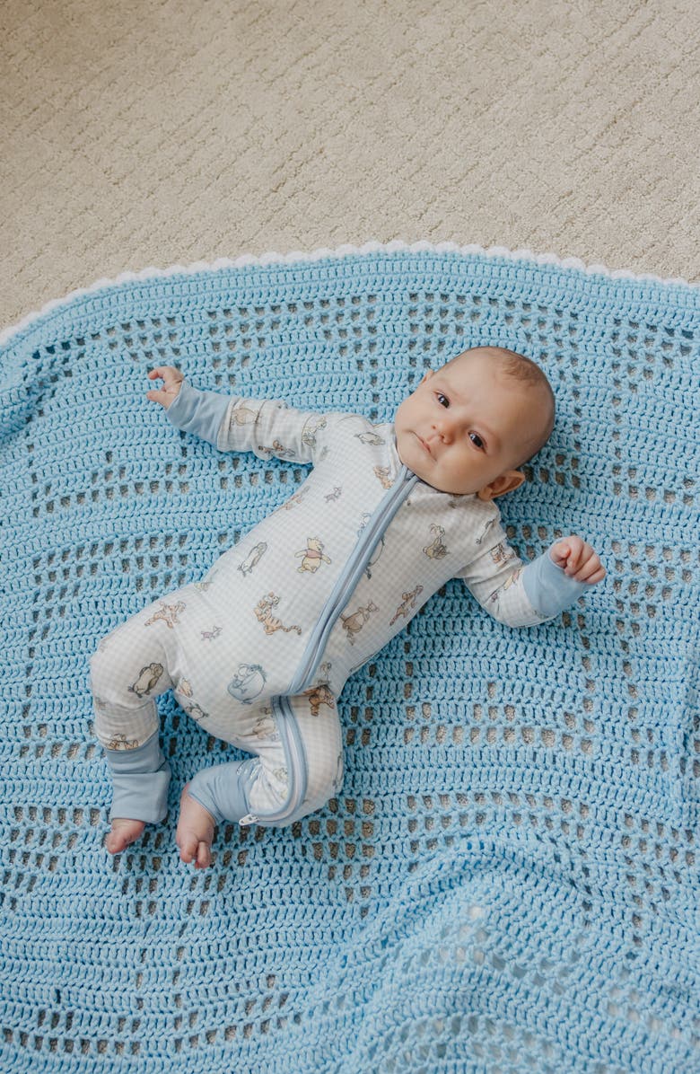 Copper Pearl Winnie the Pooh & Friends Convertible Zip-Up Footie, Alternate, color, Winne The Pooh