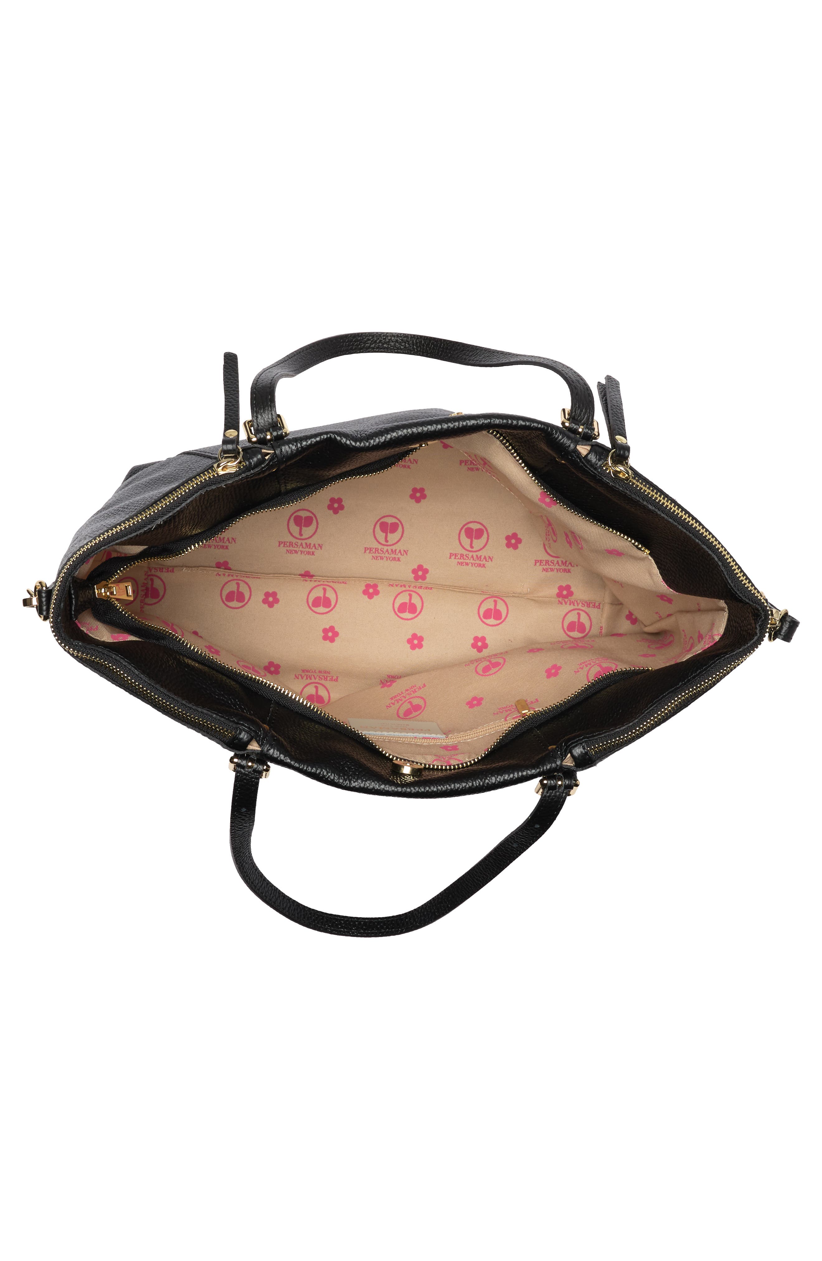 Persaman New York Georgette Leather Tote Bag, Alternate, color, 