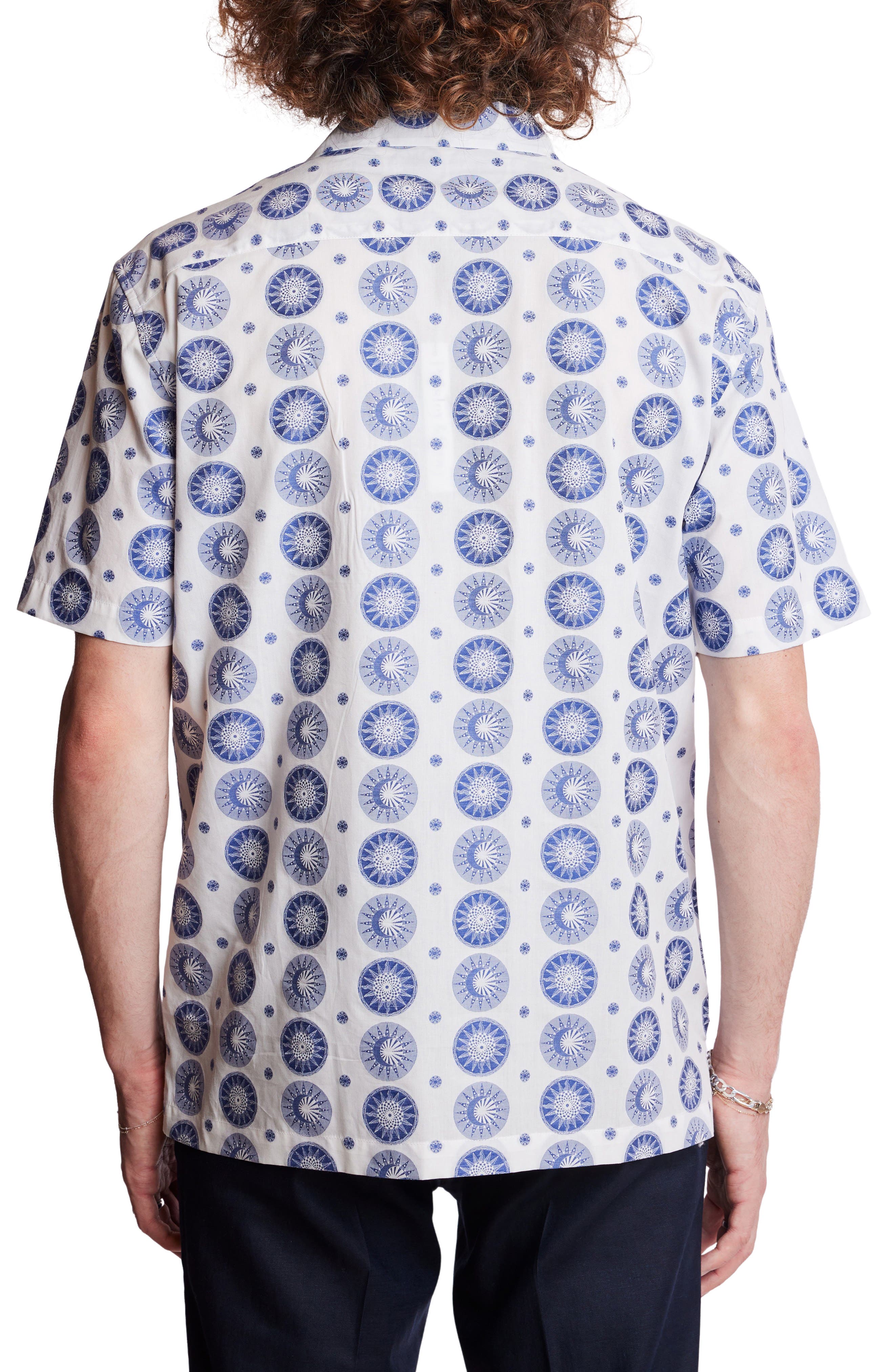 Stretch Cotton Camp Shirt - image 2