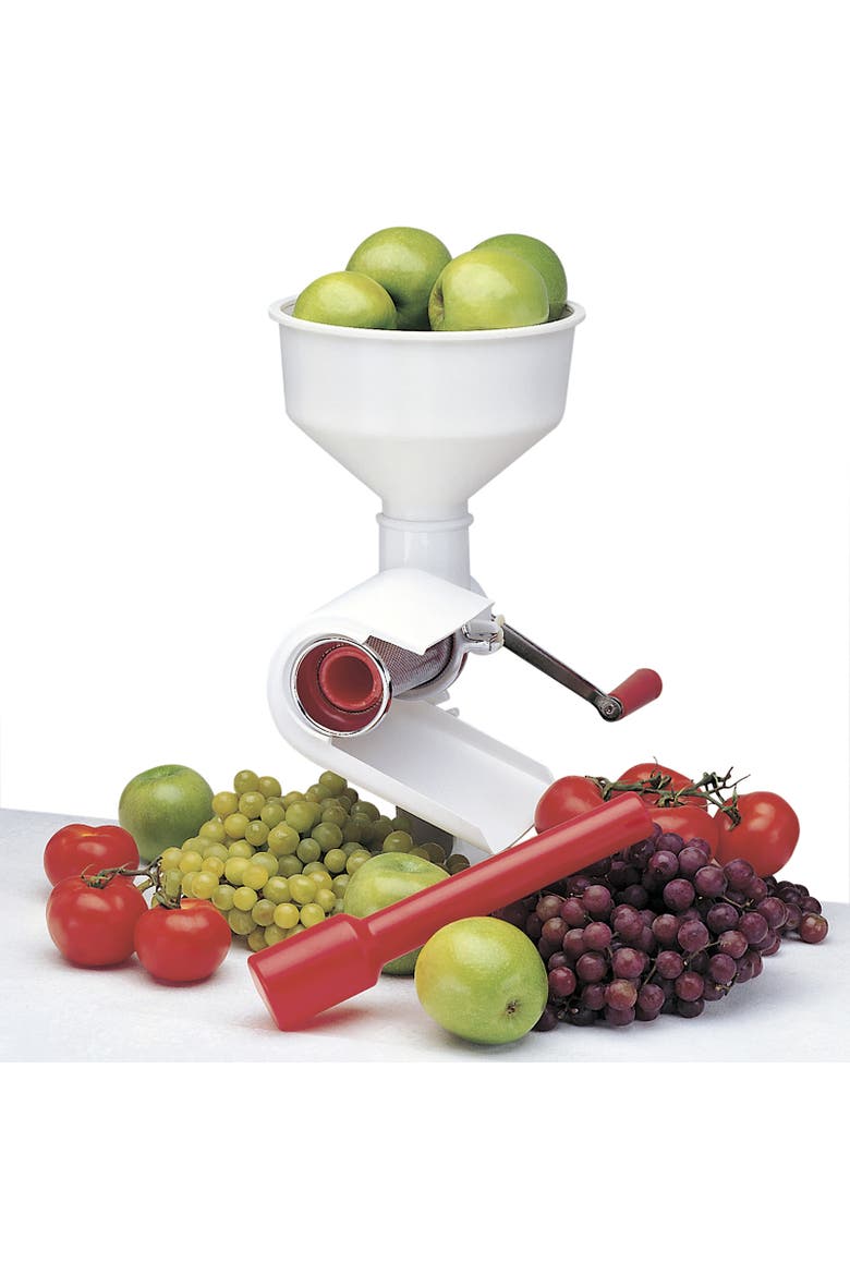 3 Quart The Original Sauce Master Food Strainer for Vegetables, Fruits, and Puree, Alternate, color, White