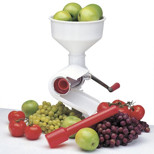Norpro 3 Quart The Original Sauce Master Food Strainer For Vegetables, Fruits, And Puree In White