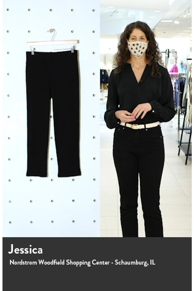 Tapered Rib Ankle Pants video