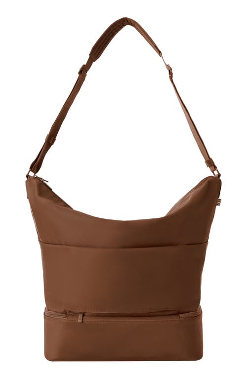 Beis Béis Nylon Shoulder Tote In Maple