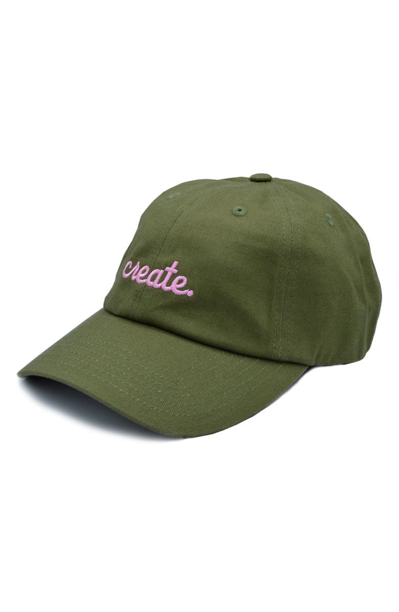 A Life Well Dressed Create Statement Baseball Cap, Main, color, 