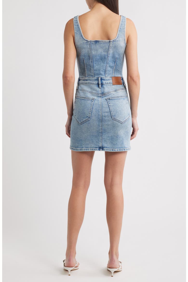 Sleeveless Denim Minidress, Alternate, color, MED.WASH