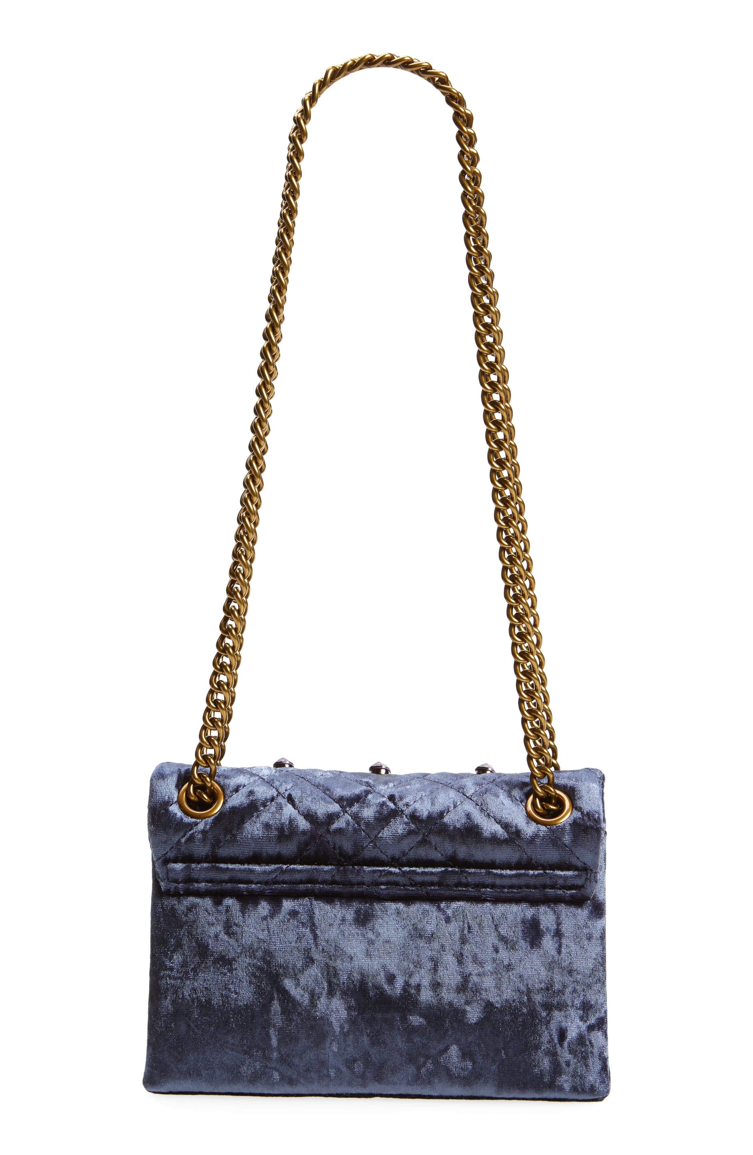 Kurt Geiger London Mini Brixton Velvet Shoulder Bag, Alternate, color, 