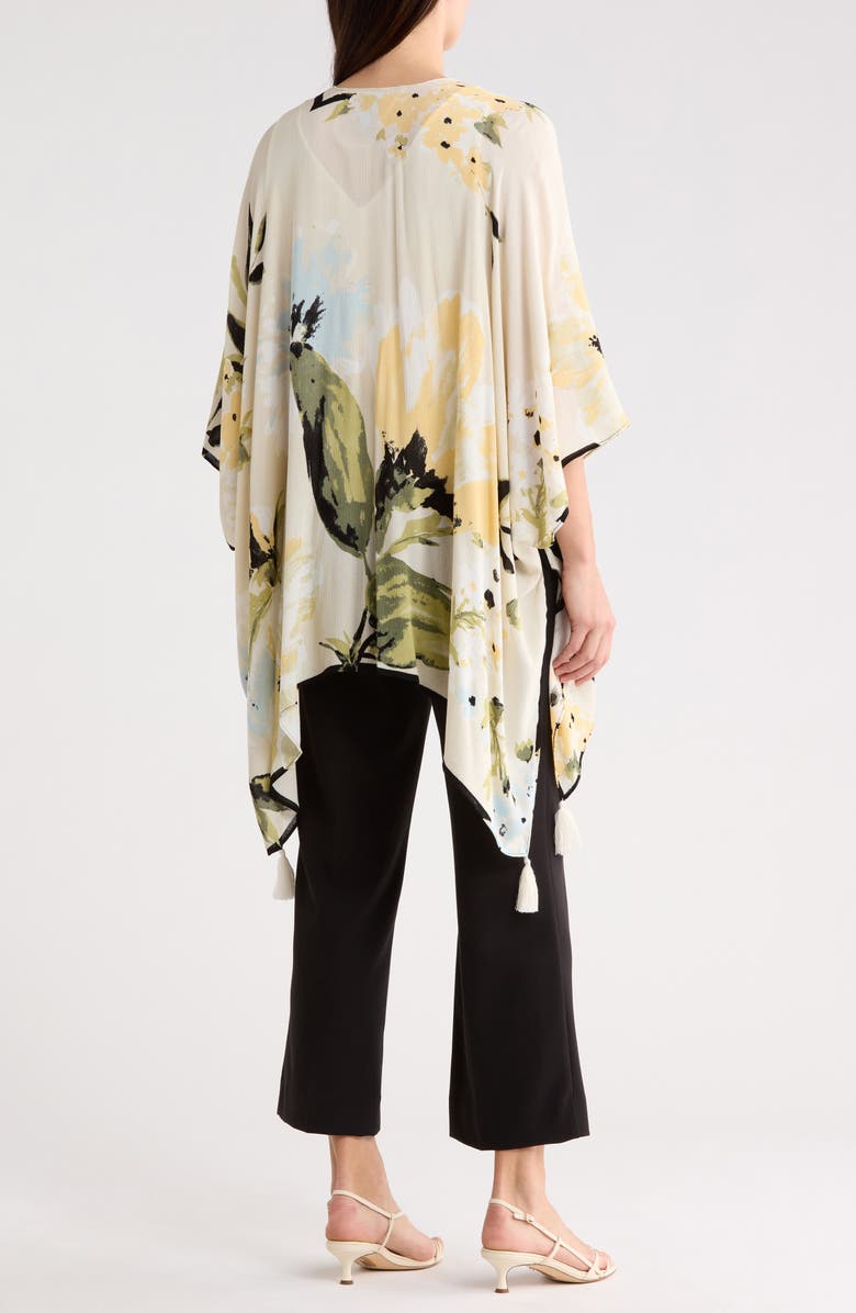 Vince Camuto Pretty Blooms Crinkle Topper, Alternate, color, Ivory Neutral