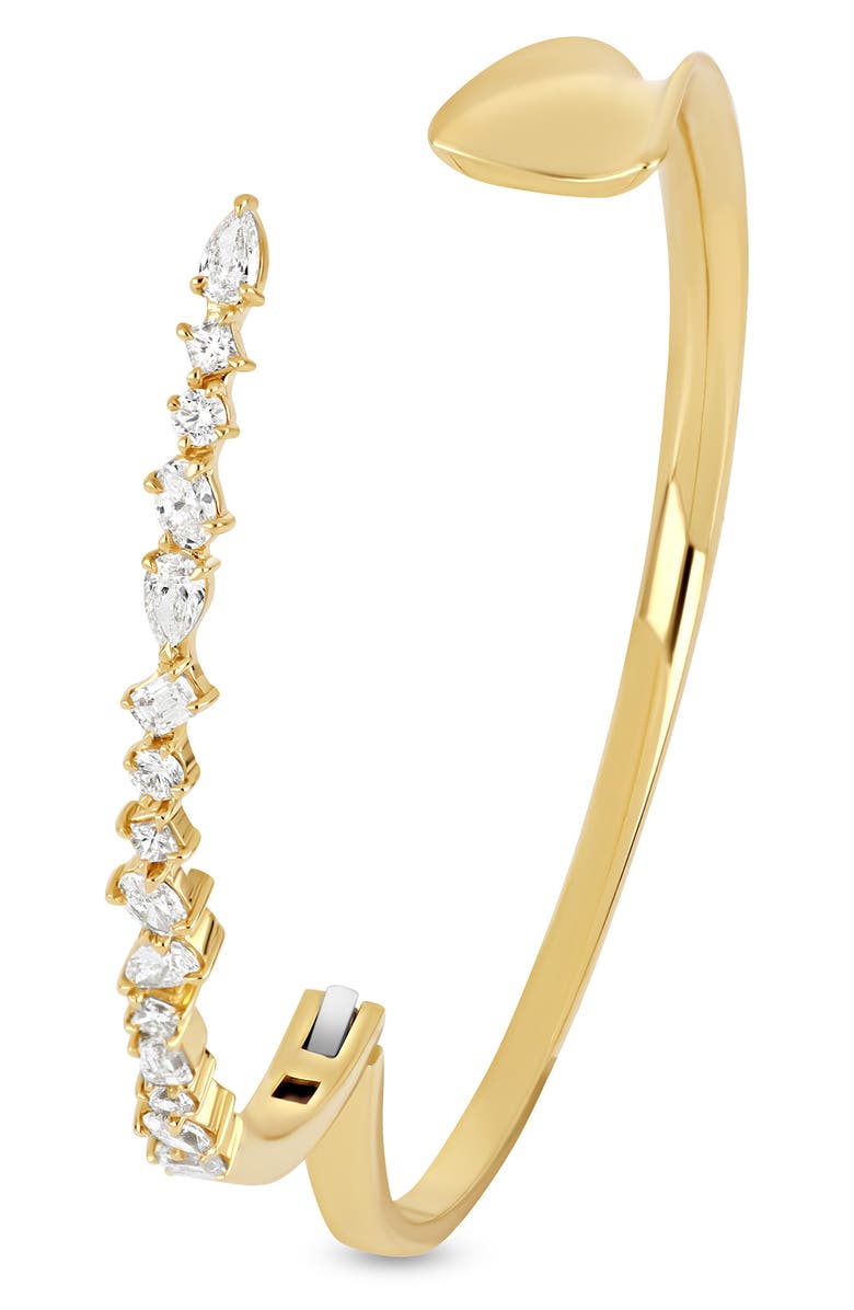Bony Levy Kiera 18K Gold Diamond Cuff Bracelet, Alternate, color, 