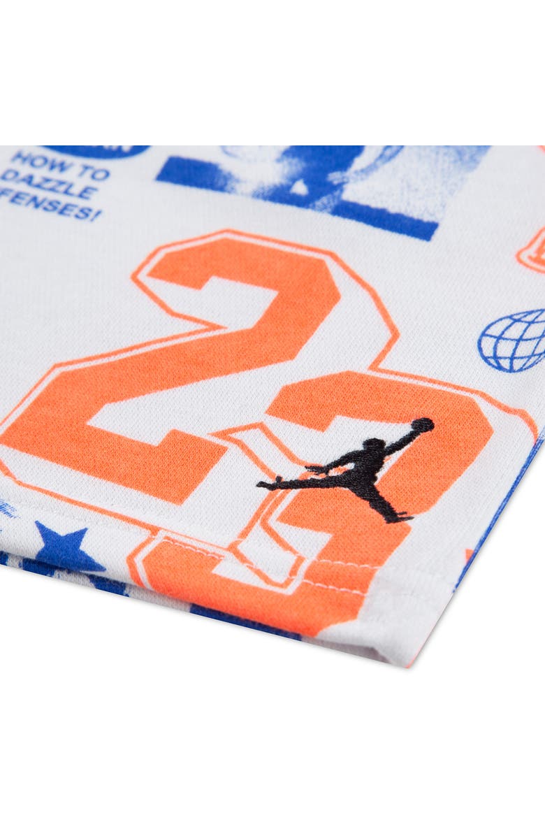 Jordan Kids' Sports Club T-Shirt & Shorts Set, Alternate, color, White/ Black