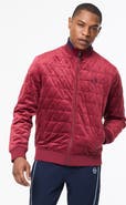 Sergio Tacchini Redi Quilted Velour Bomber Jacket