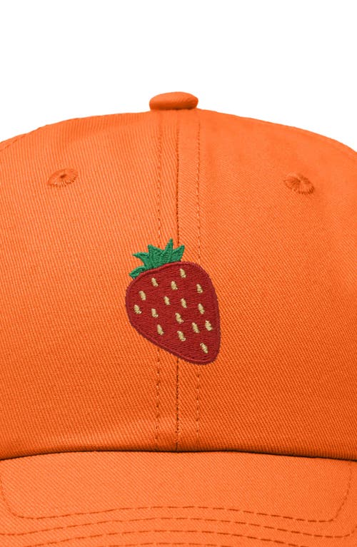 Dalix Strawberry Hat In Orange
