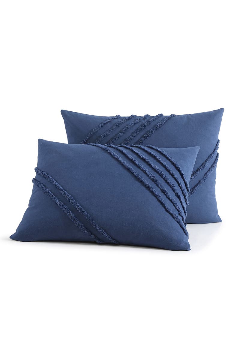 DKNY Chenille Block Comforter & Shams Set, Alternate, color, 