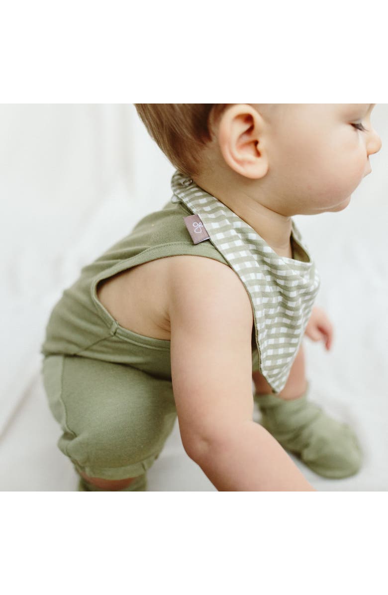 goumikids Goumi Quick Change Romper, Alternate, color, Artichoke