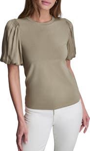 DKNY Mixed Media Top