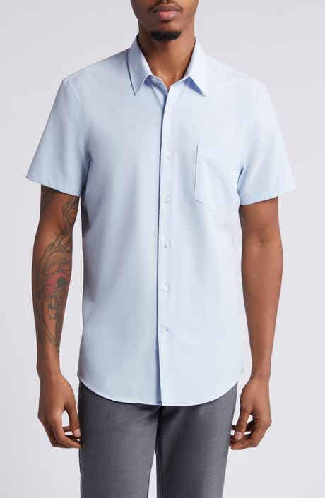 Nordstrom Trim Fit Short Sleeve Button-Up Shirt