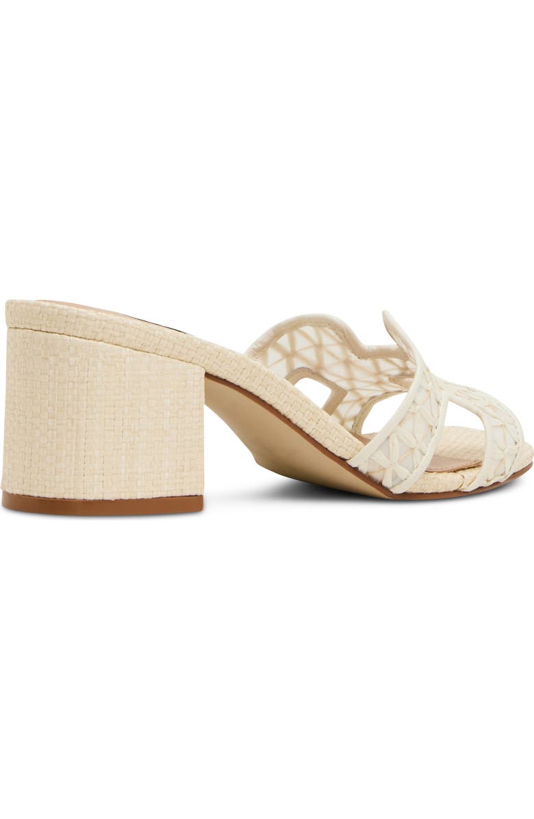 Steve Madden Hydie Block Heel Sandal, Alternate, color, Bone Raffia