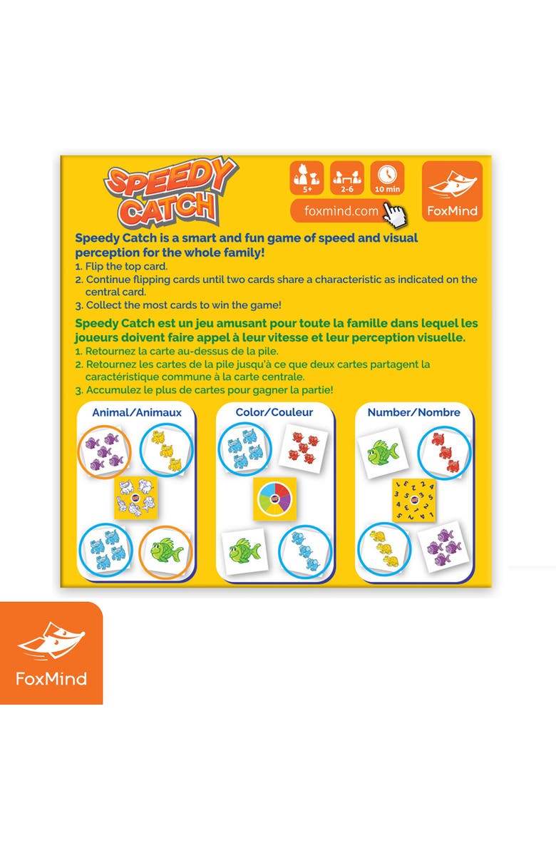 FoxMind Speedy Catch A Quick Card Game For Quick Minds, Kids Age 5+, Alternate, color,