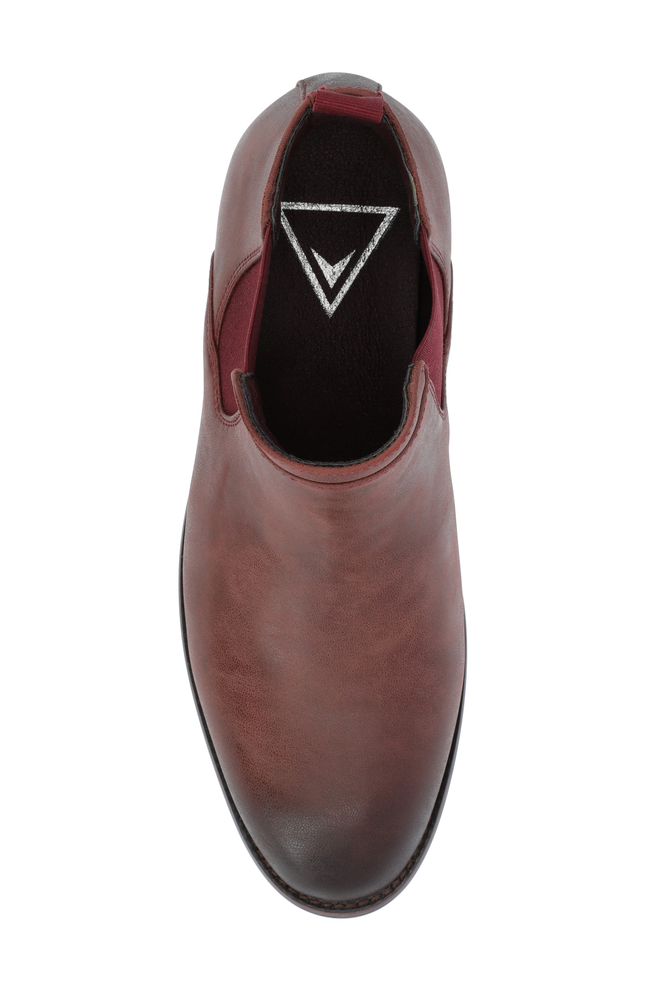 Landon Chelsea Boot - Wide Width, Alternate, color, BRICK