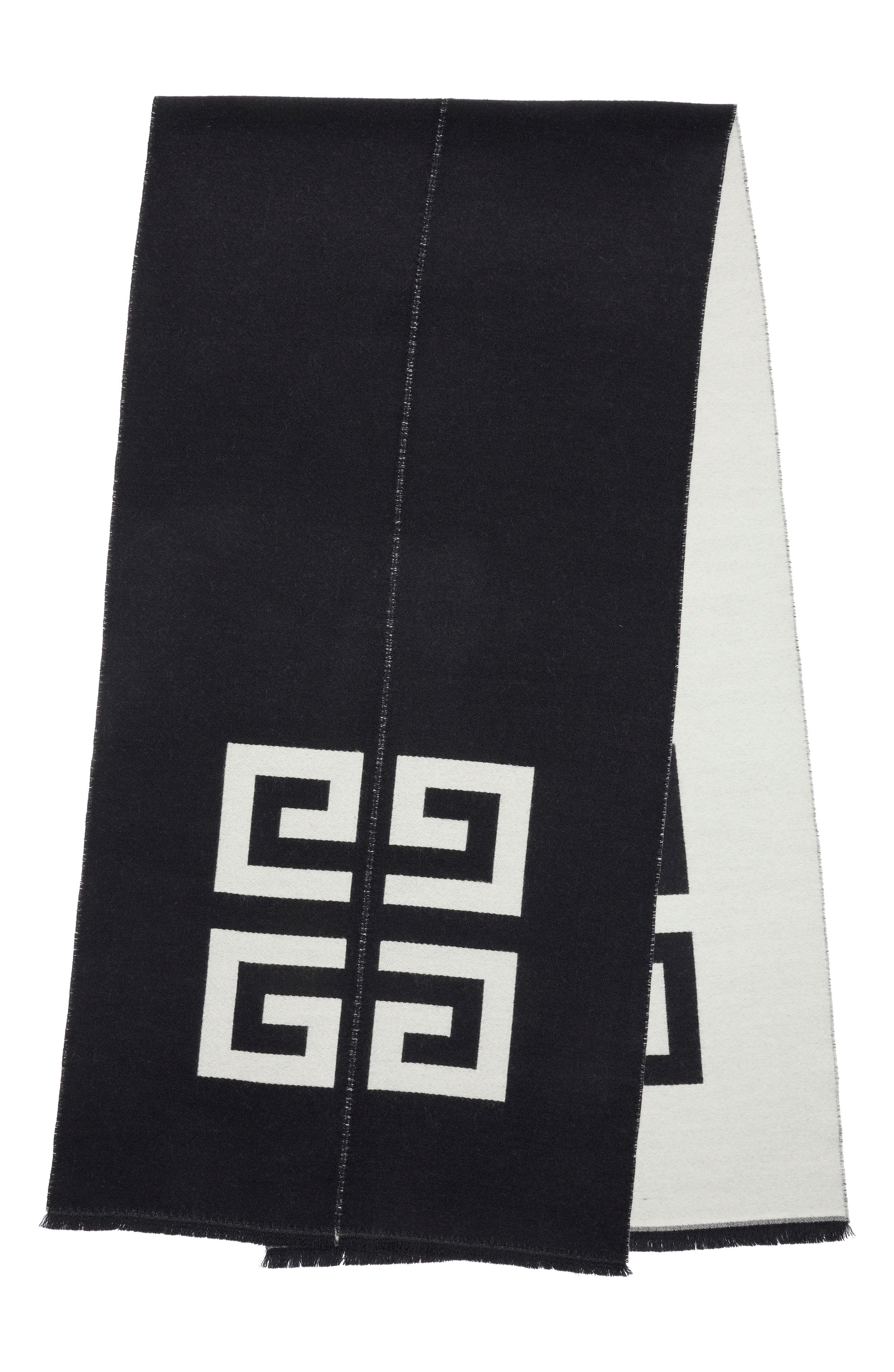 Givenchy Split Logo Wool Scarf (Men) | Nordstromrack