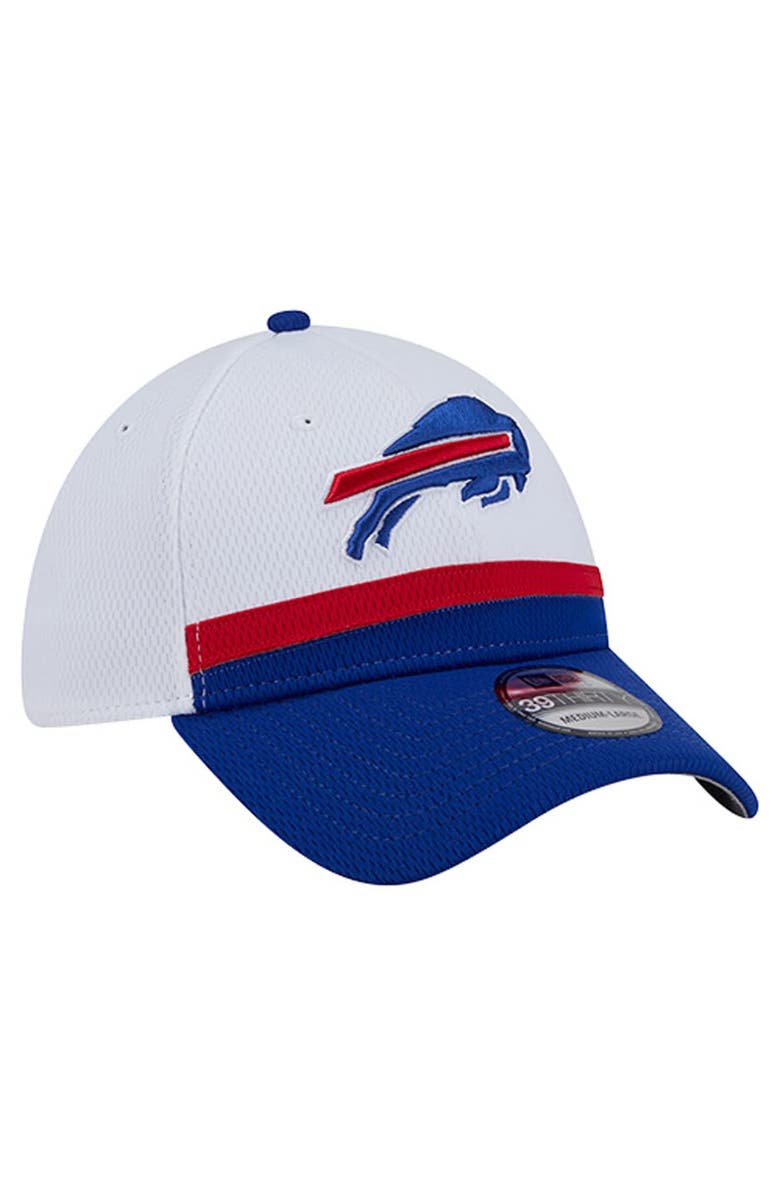 New Era Men's New Era  White/Royal Buffalo Bills Dashmark Rays 39THIRTY Flex Hat, Alternate, color, White